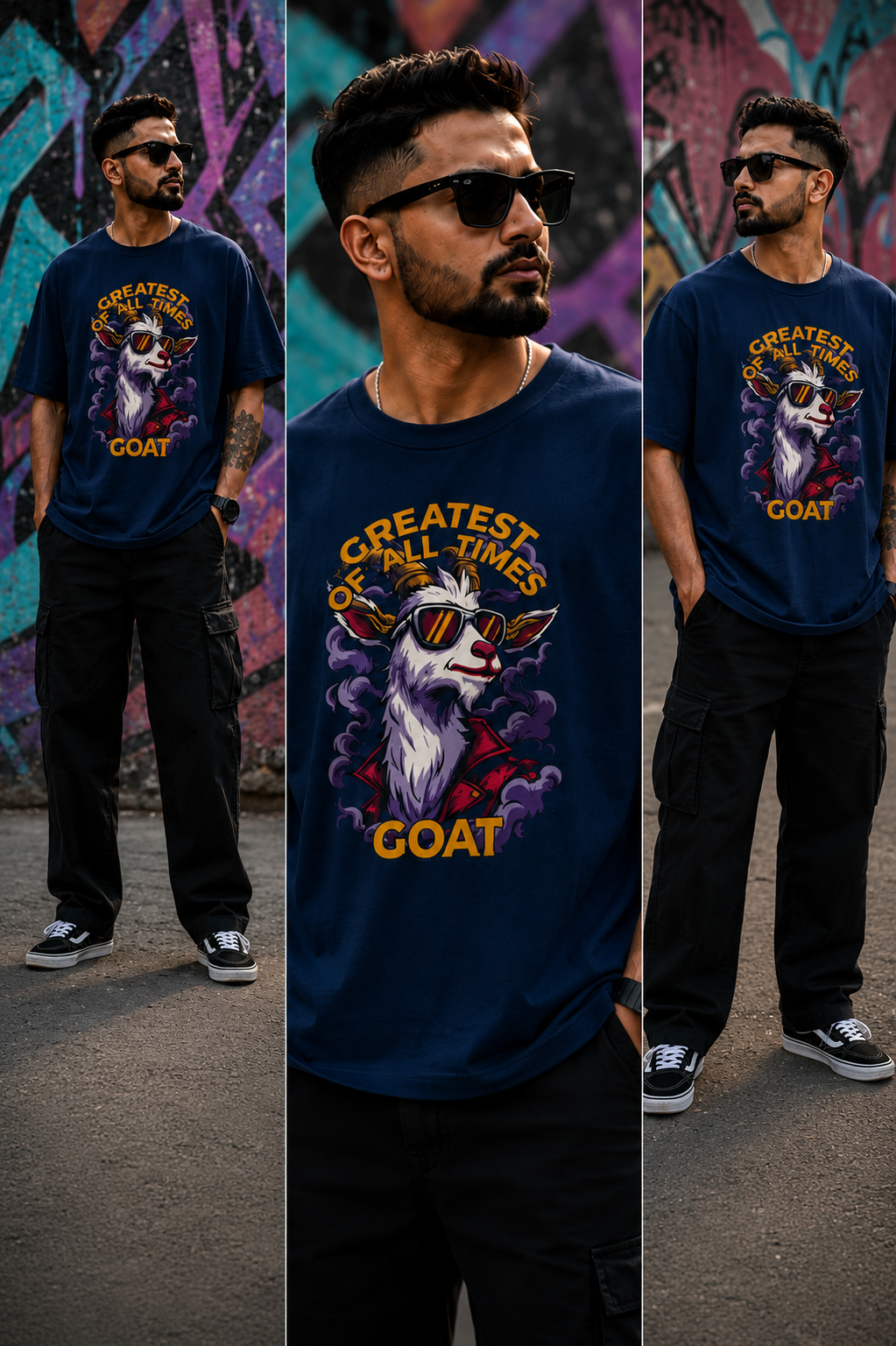 GOAT Unisex Oversized T-Shirt