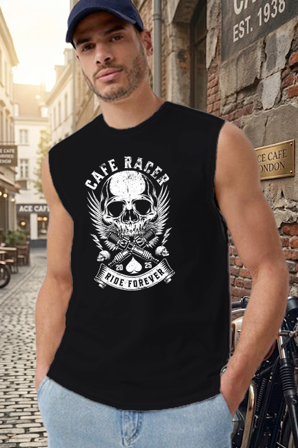 Cafe Racer Sleeveless Tee
