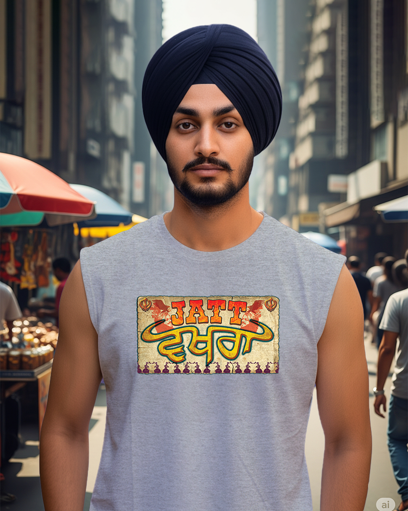 Jatt Waqra Sleeveless Tee