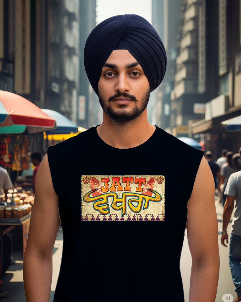Jatt Waqra Sleeveless Tee