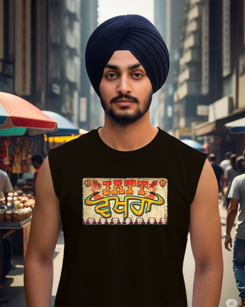 Jatt Waqra Sleeveless Tee
