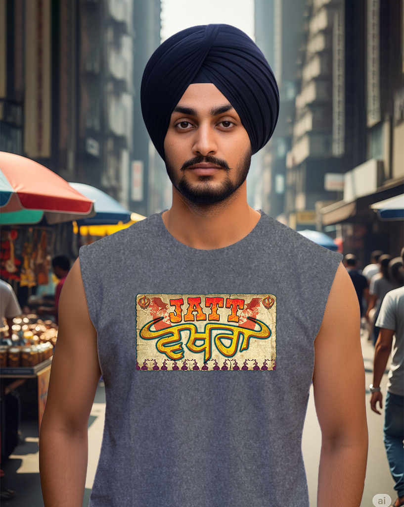 Jatt Waqra Sleeveless Tee