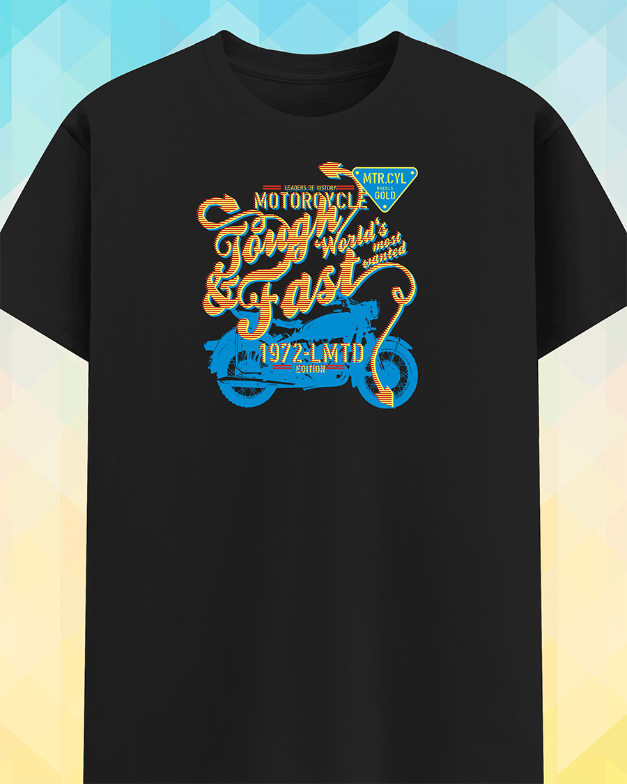 Tough n Fast Black T-Shirt