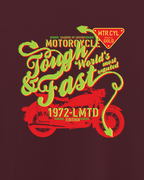 Tough n Fast Mahroon Sleeveless Tee