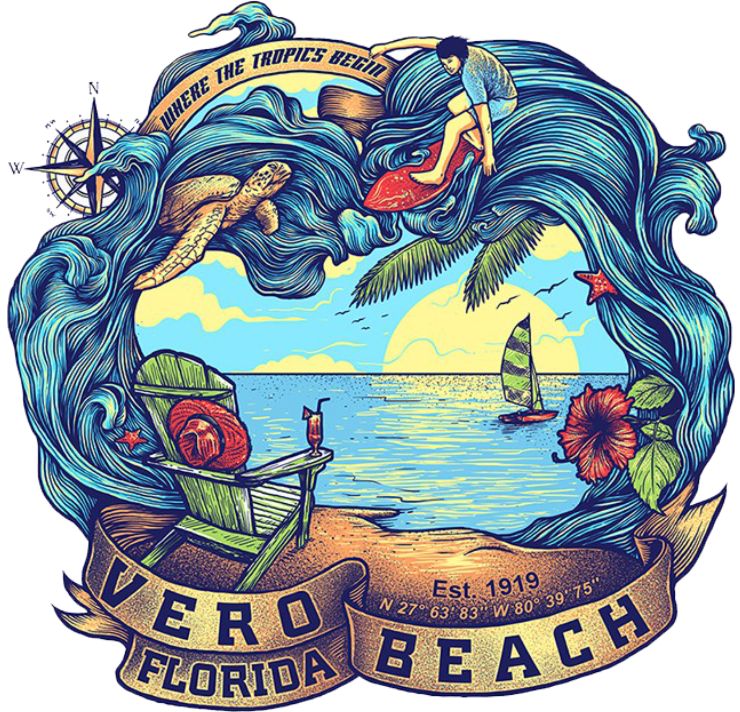 Vero Beach Sleeveless Tee