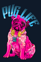 Pug Life Sleeveless Tee