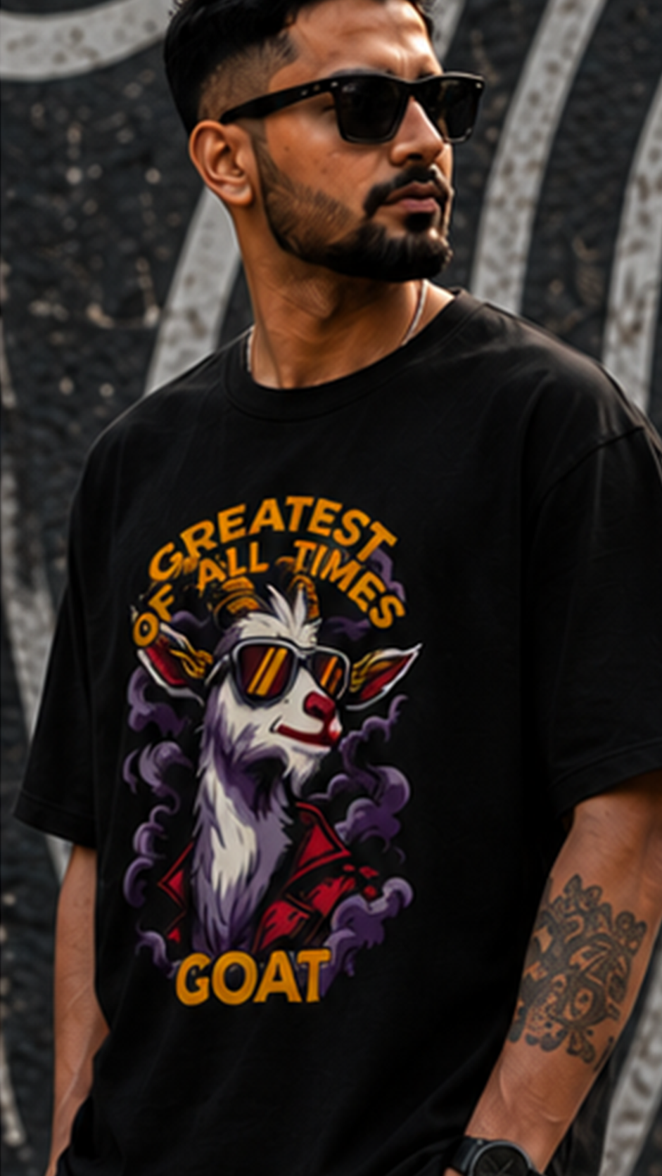 GOAT Unisex Oversized T-Shirt