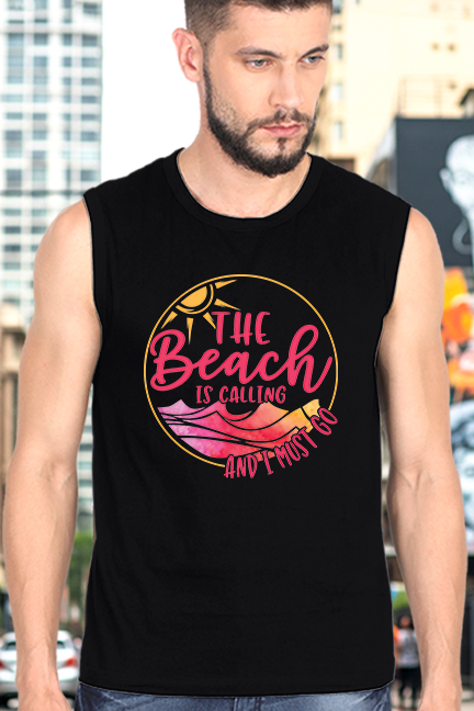 Beach Sleeveless Tee
