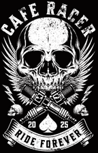 Cafe Racer Retro T-Shirt
