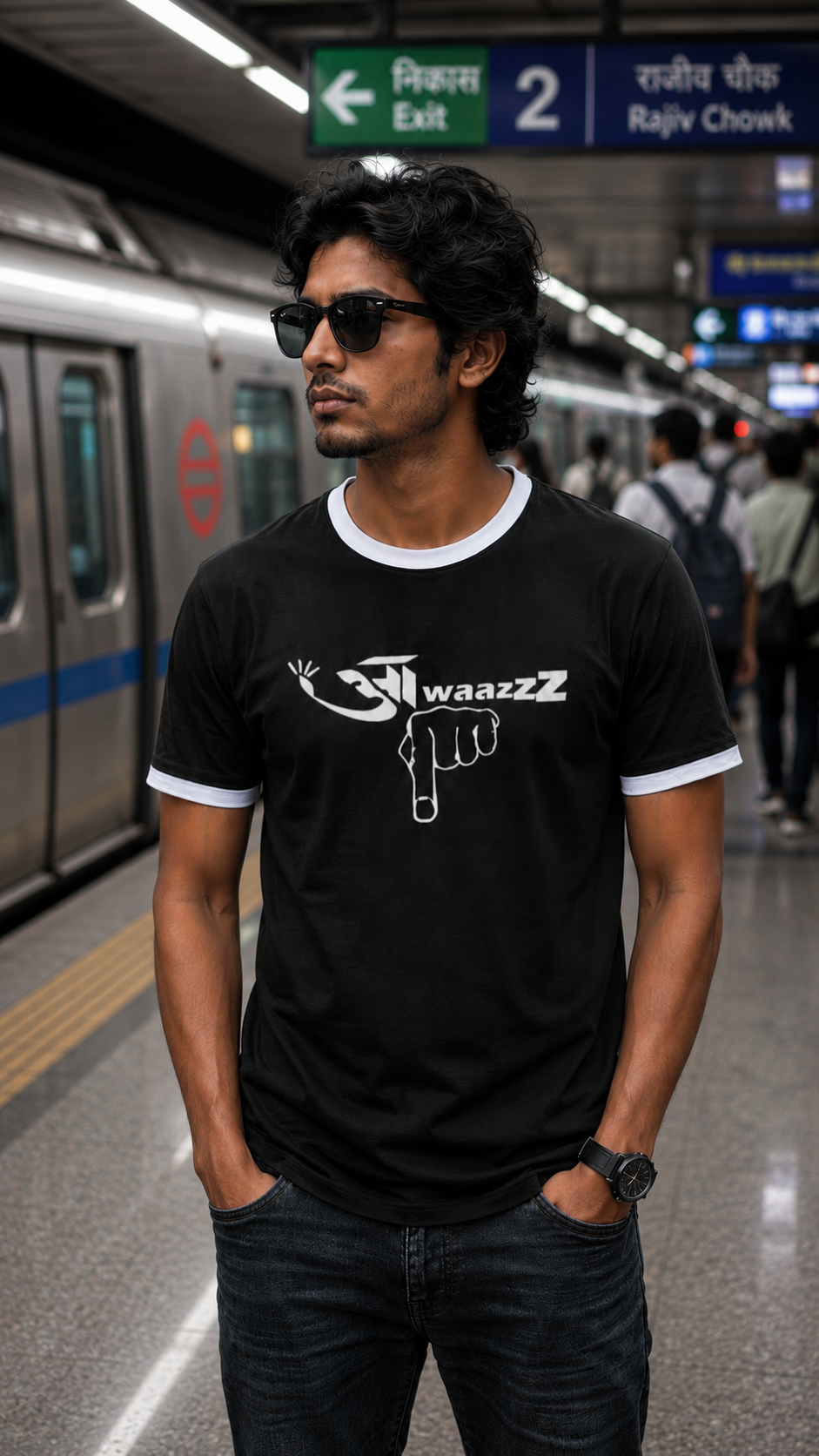 Aawaaz Niche Unisex Ringer T-Shirt