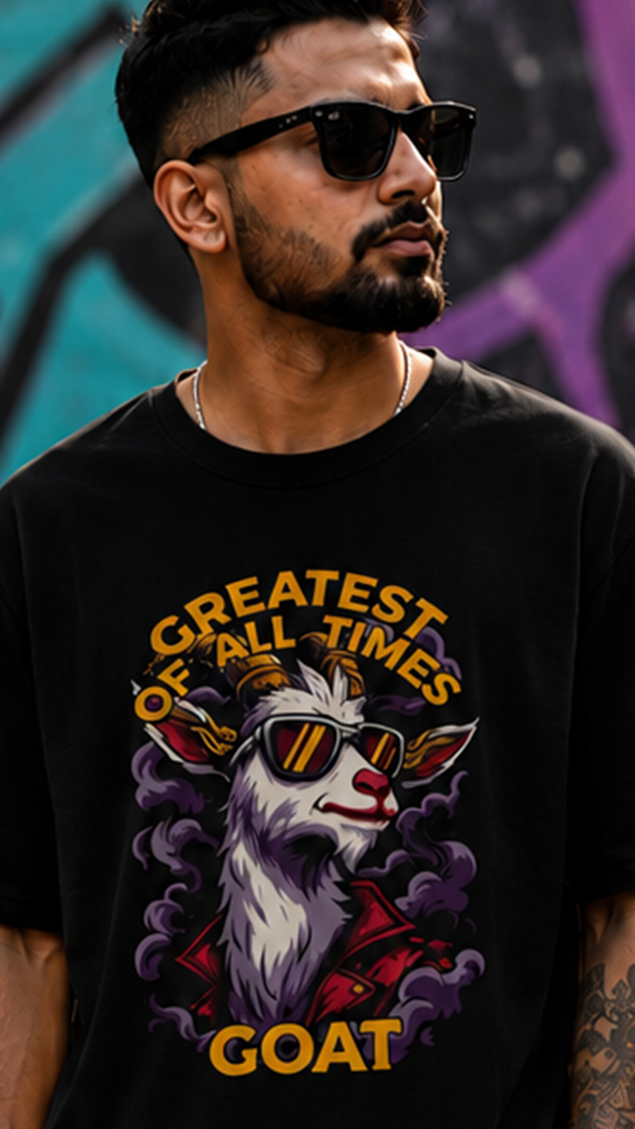 GOAT Unisex Oversized T-Shirt