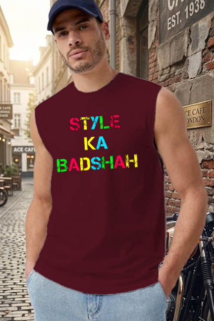 Style ka Badshah Sleeveless Tee