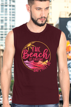 Beach Sleeveless Tee