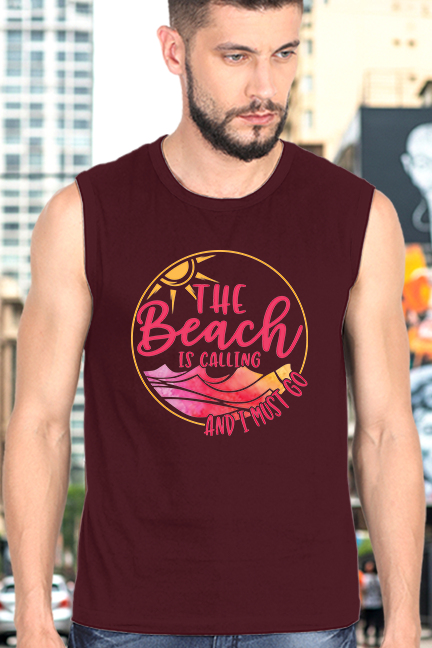 Beach Sleeveless Tee