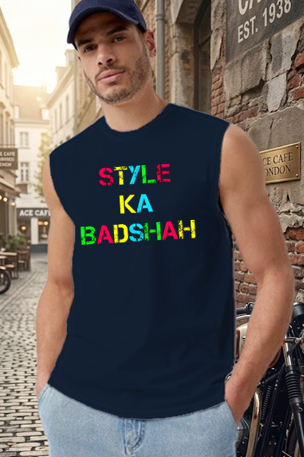Style ka Badshah Sleeveless Tee