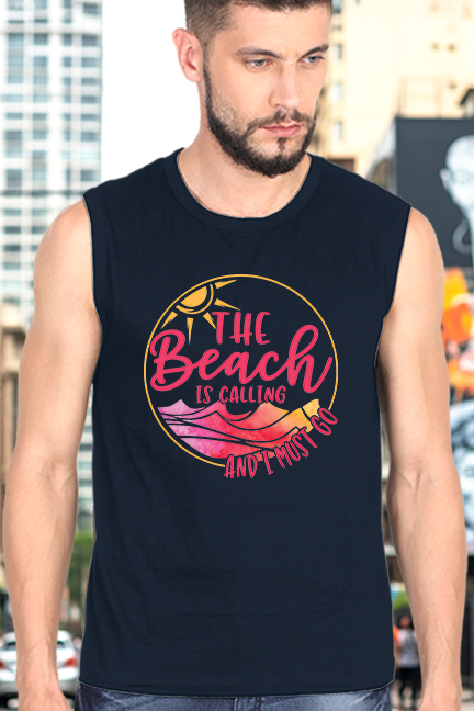 Beach Sleeveless Tee