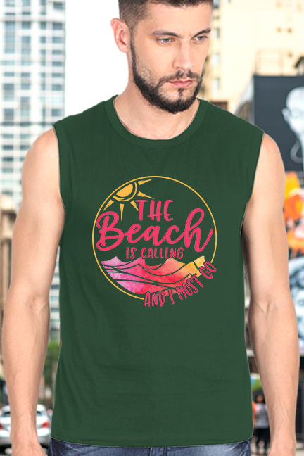 Beach Sleeveless Tee