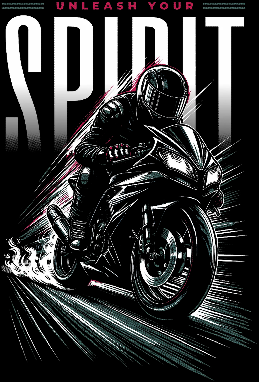 Spirit Unisex Biker T-Shirt